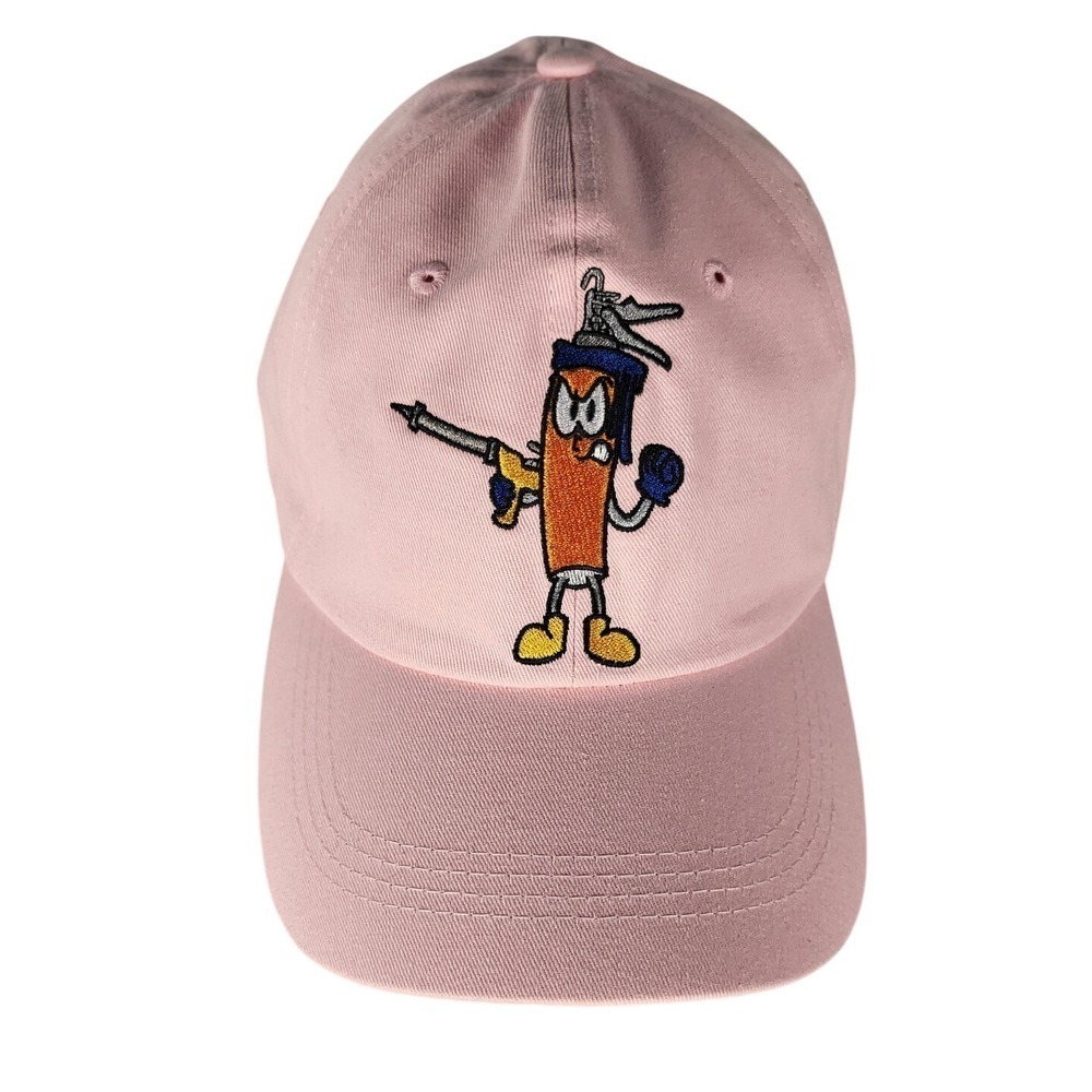 ESP-BIZ‎ Pink Dad Hat Adjustable Strapback Cartoon Character Embroidered Cap